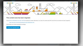 
                            7. SAP Service Marketplace - We have moved: SAP Jam