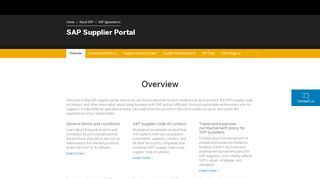 
                            4. SAP Supplier Portal | About SAP