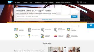 
                            7. SAP Support Portal Home
