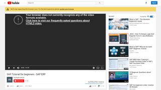 
                            3. SAP Tutorial for beginners Part 1 - SAP ERP - YouTube