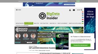 
                            11. SAP und DSAG intensivieren Zusammenarbeit - BigData-Insider