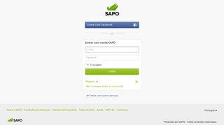 
                            10. SAPO Login - SAPO Blogs