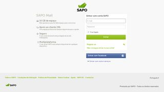 
                            5. SAPO Login - SAPO.mz