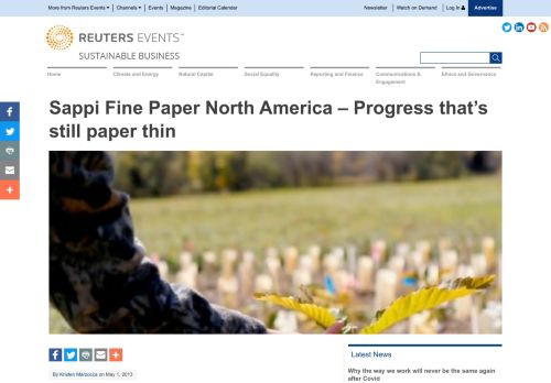 
                            11. Sappi Fine Paper North America – Progress that's still paper thin ...