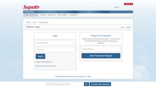 
                            3. Saputo Login - Saputo - Job Listings - Saputo Jobs - ApplicantPro