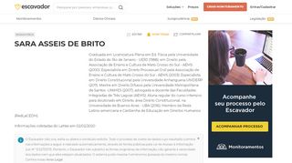 
                            10. SARA ASSEIS DE BRITO | Escavador