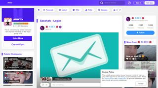 
                            4. Sarahah - Login | ARMY's Amino - Amino Apps
