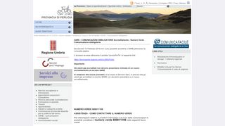 
                            5. SARE - Comunicazioni obbligatorie - Provincia di Perugia