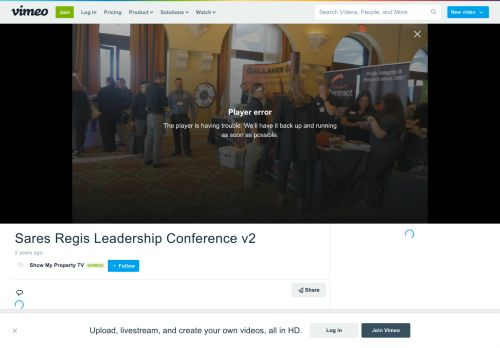 
                            13. Sares Regis Leadership Conference v2 on Vimeo