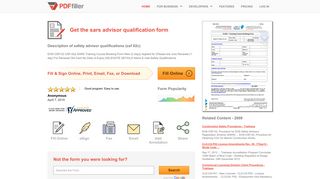 
                            11. Sars Advisor Qualification - Fill Online, Printable, Fillable, Blank ...