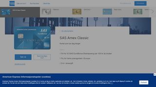 
                            5. SAS Amex Classic | Ingen medlemsavgift | Amex Norge