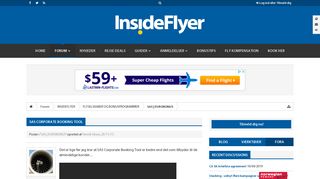 
                            12. SAS Corporate Booking Tool | InsideFlyer DK