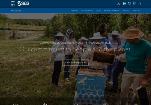 
                            10. SAS Corporate Social Responsibility | SAS Sweden