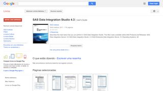 
                            7. SAS Data Integration Studio 4.3: User's Guide