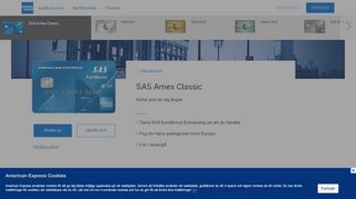 
                            6. SAS EuroBonus American Express Classic Credit Card | Amex