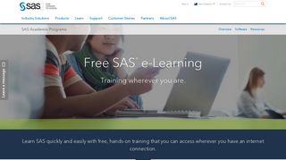 
                            2. SAS Free e-Learning | SAS