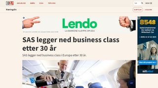 
                            13. SAS legger ned business class etter 30 år - Næringsliv - E24