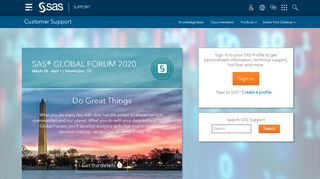 
                            3. SAS Support: SAS Customer Support Site