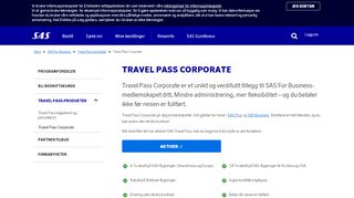 
                            11. SAS Travel Pass Corporate – rabatter på flygninger | SAS