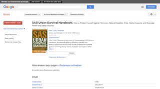 
                            4. SAS Urban Survival Handbook: How to Protect Yourself Against ...