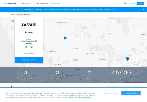 
                            8. Sasktel - Canada - Cloudscene