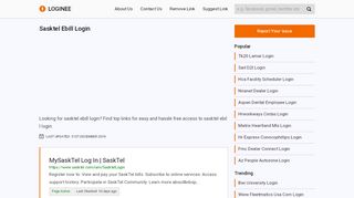
                            8. Sasktel Ebill Login
