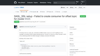 
                            6. SASL_SSL setup - Failed to create consumer for offset topic for cluster ...