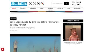 
                            6. Sasol urges Grade 12 girls to apply for bursaries to study further ...