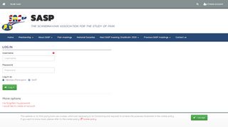 
                            9. SASP.ORG > Log in