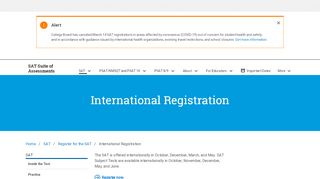 
                            1. SAT International Registration | SAT Suite of Assessments – The ...