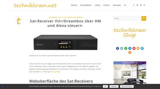 
                            12. Sat-Receiver VU+/Dreambox über HM und Alexa steuern - Technikkram
