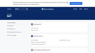 
                            3. SAT | Test prep | Khan Academy
