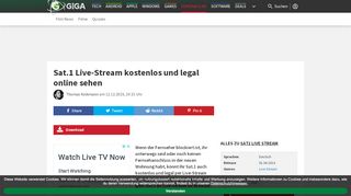 
                            8. Sat.1-Live-Stream kostenlos und legal online anschauen – GIGA