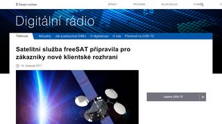 
                            8. Satelitní služba freeSAT připravila pro zákazníky nové klientské ...