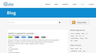 
                            9. Satellizer in angularJS for social login - Oodles Technologies