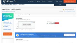 
                            4. Sathi-ts.com Traffic, Demographics and Competitors - Alexa