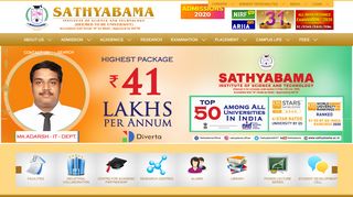 
                            5. Sathyabama Institute of Science and Technology (Deemed to be ...