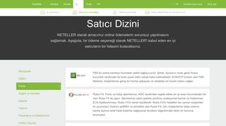 
                            3. Satıcı Dizini - Neteller