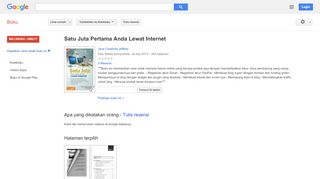 
                            7. Satu Juta Pertama Anda Lewat Internet