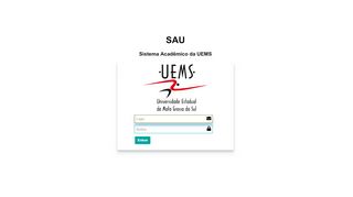 
                            12. SAU - Sistema Acadêmico da UEMS