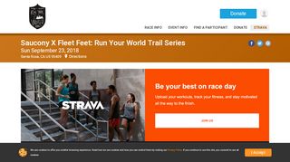 
                            9. Saucony X Fleet Feet: Run Your World Trail Series: Strava - RunSignup