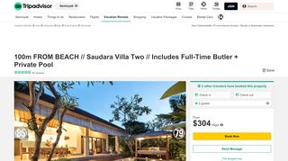 
                            13. Saudara Villas / Saudara Two / 100m to Seminyak Beach.Includes Full ...