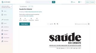 
                            13. Saude Em Debate - Scribd