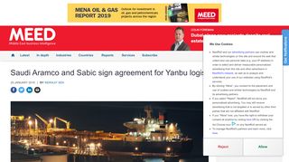 
                            11. Saudi Aramco and Sabic sign agreement for Yanbu logistics ... - MEED