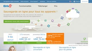 
                            2. Sauvegarde en ligne - IDrive®