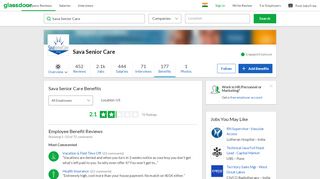 
                            4. Sava Senior Care Employee Benefits and Perks | Glassdoor.co.in