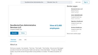 
                            11. SavaSeniorCare Administrative Services LLC | LinkedIn