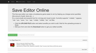 
                            1. Save Editor