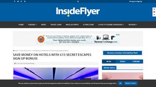 
                            10. Save Money on Hotels with £15 Secret Escapes Sign Up Bonus ...