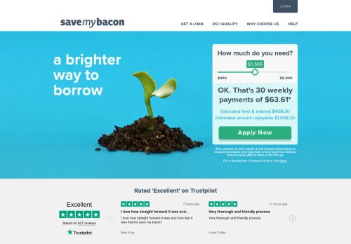 
                            10. Save My Bacon Cash Loans - a brighter way to borrow